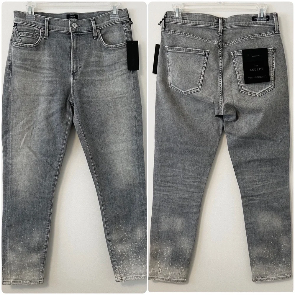 Citizens of Humanity Sculpt Rocket Crop High Rise Skinny Jeans